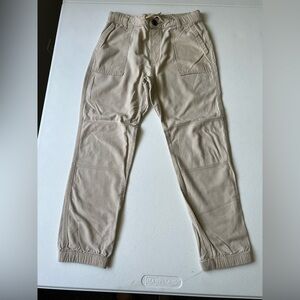 Abercrombie boys' beige jogger pants, size 9-10